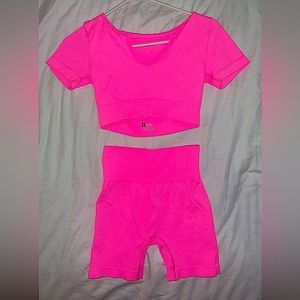 Workout set Neon Pink